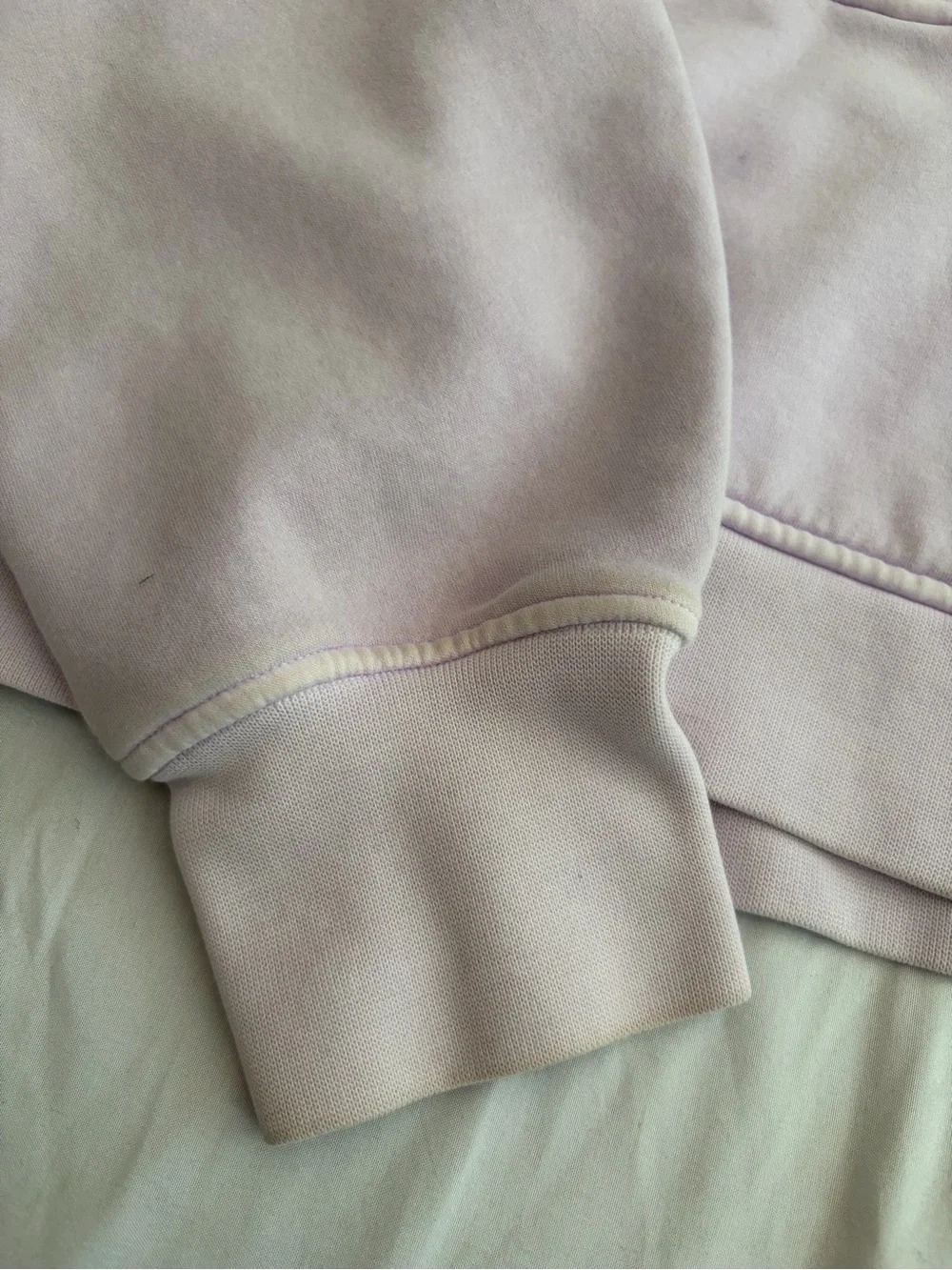 lululemon athletica Cropped Lavender Quarter Zip Hoodie Size XL